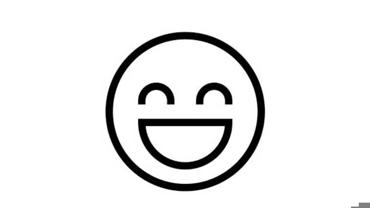 Icon lachender Smiley - Einfachheit eBill